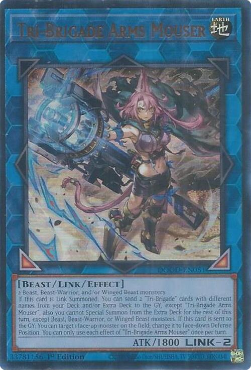 Tri-Brigade Arms Mouser Card Front