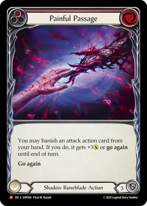 Painful Passage Card Front