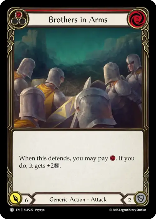 Brothers in Arms - Red Card Front