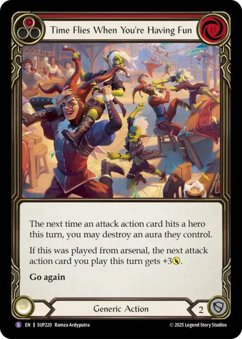 Time Flies When You're Having Fun Card Front