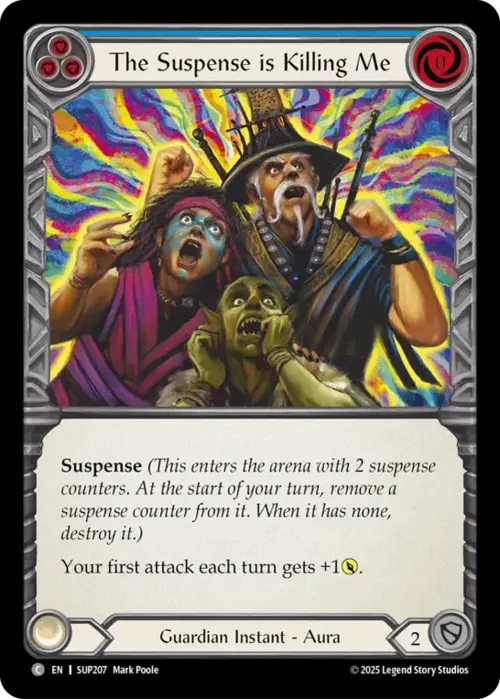The Suspense is Killing Me Card Front