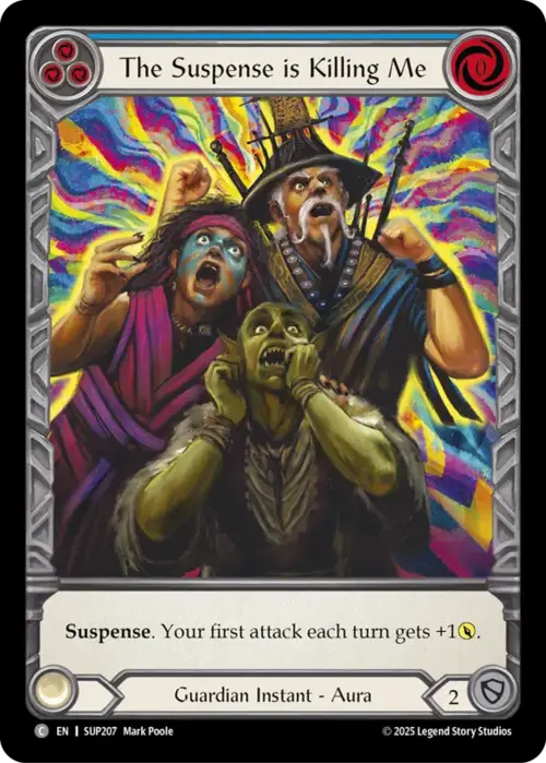 The Suspense is Killing Me Card Front