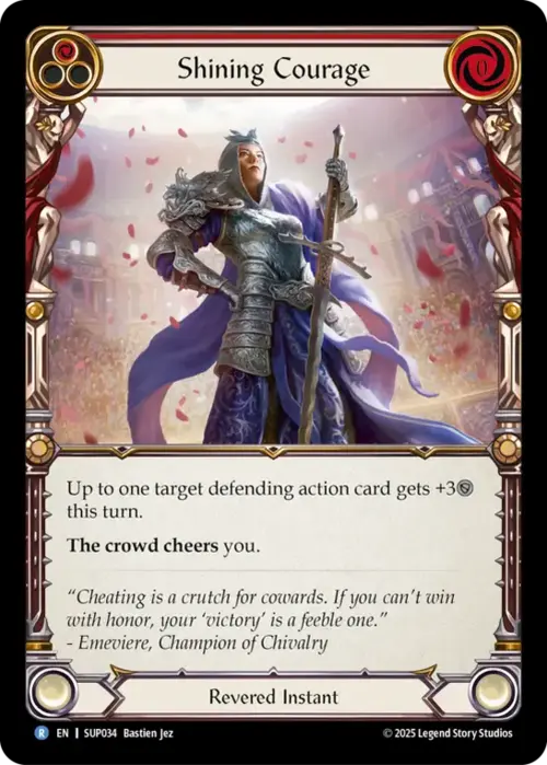 Shining Courage Card Front
