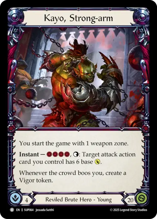 Kayo, Strong-arm // Tuffnut Card Front