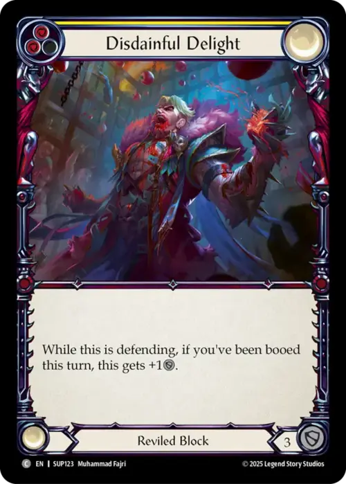 Disdainful Delight Card Front