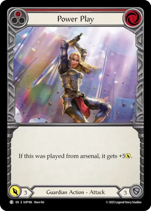 Power Play - Red Card Front