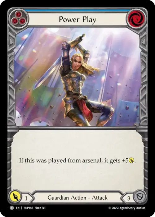 Power Play - Blue Card Front