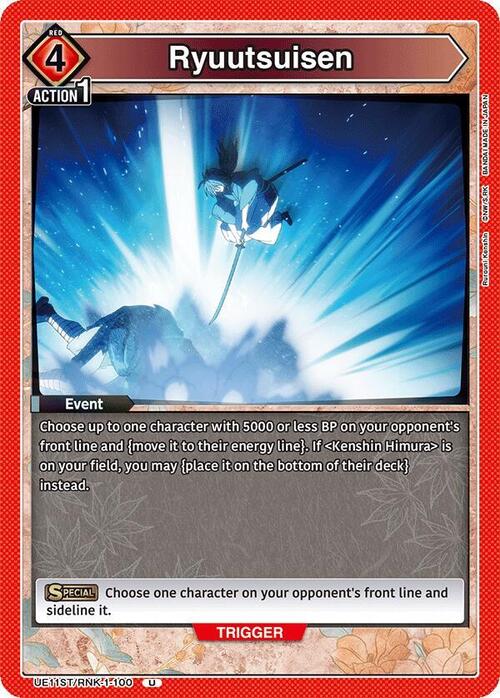 Ryuutsuisen Card Front