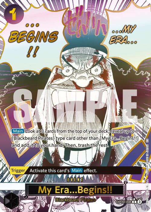 My Era...Begins!! Card Front
