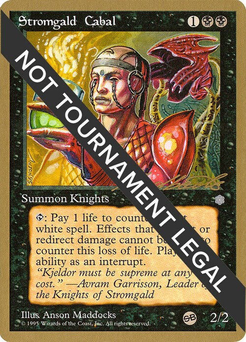 Stromgald Cabal Card Front