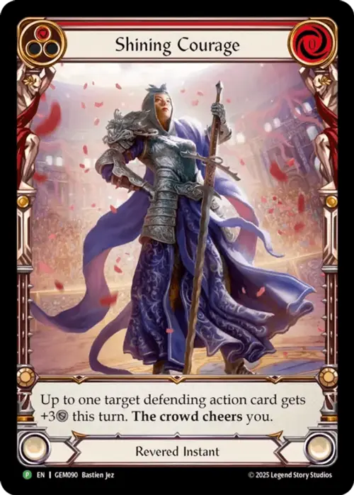 Shining Courage Card Front