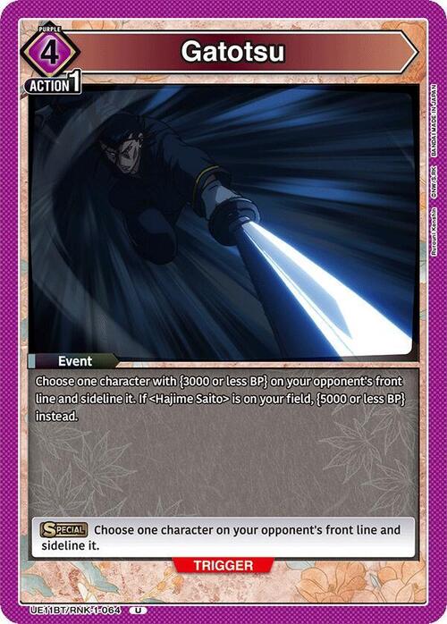 Gatotsu Card Front