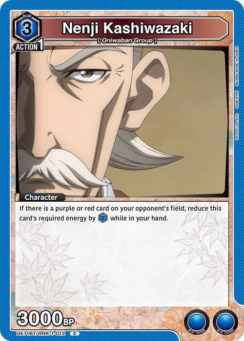 Nenji Kashiwazaki Card Front