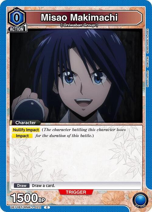 Misao Makimachi Card Front