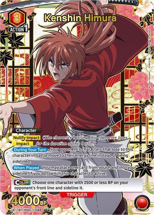 Kenshin Himura Card Front
