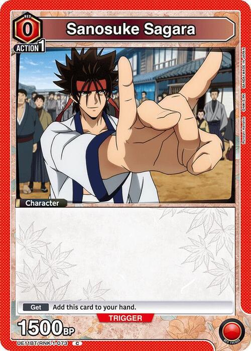 Sanosuke Sagara Card Front