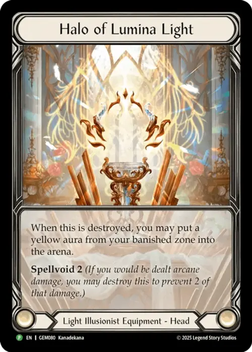 Halo of Lumina Light Card Front