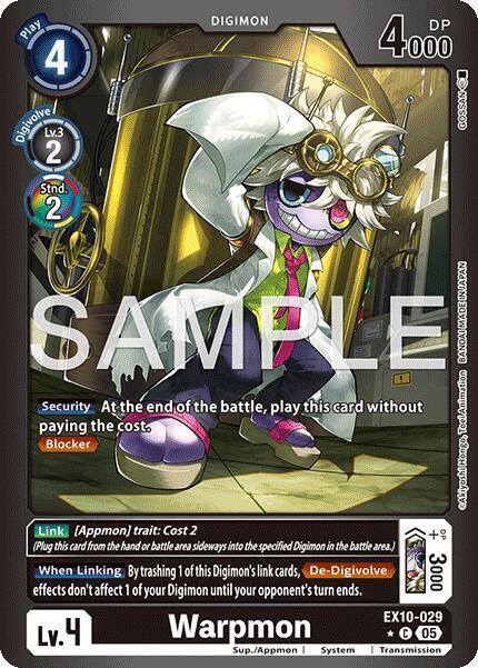 Warpmon Card Front