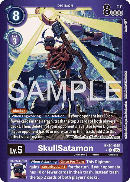 SkullSatamon Card Front