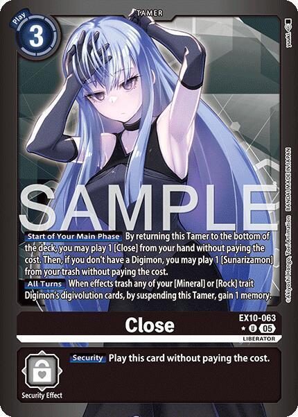 Close Card Front
