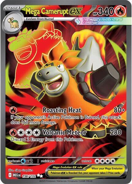 Mega Camerupt ex Card Front