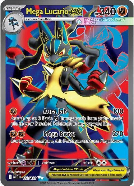 Mega Lucario ex Card Front