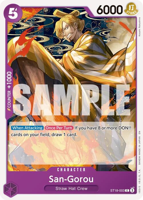San-Gorou Card Front