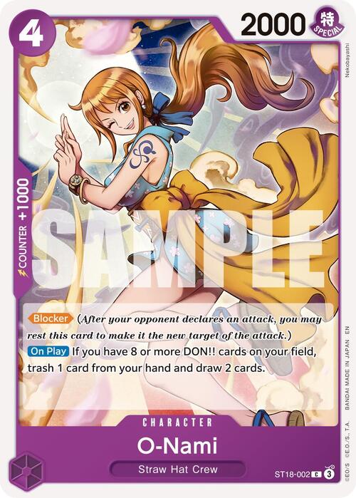 O-Nami Card Front