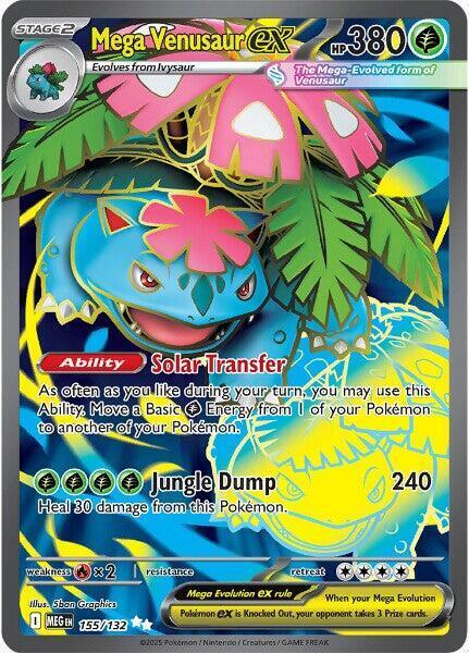 Mega Venusaur ex Card Front
