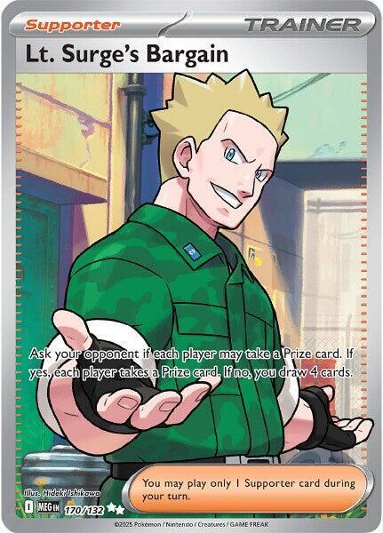 Lt. Surge's Bargain Card Front
