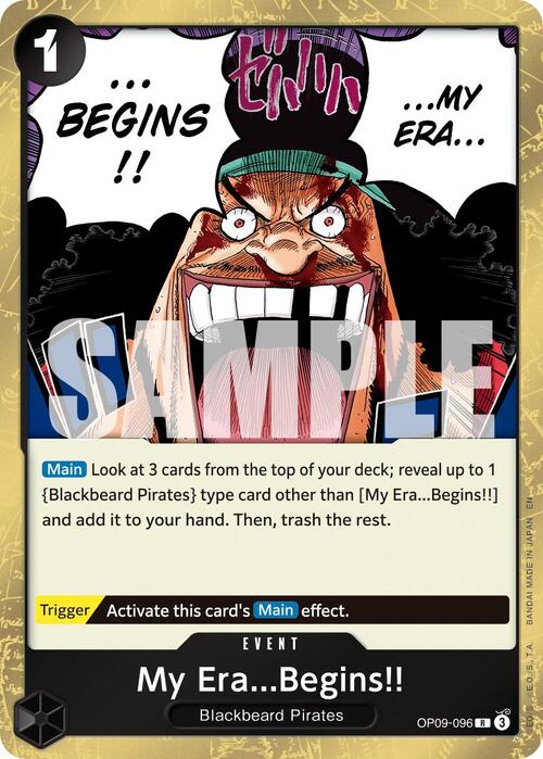 My Era...Begins!! Card Front