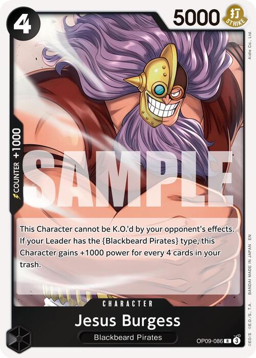 Jesus Burgess Card Front