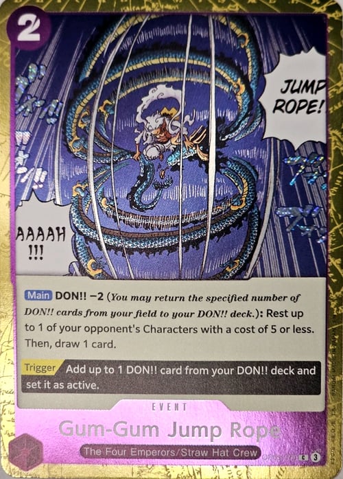 Gum-Gum Jump Rope Card Front