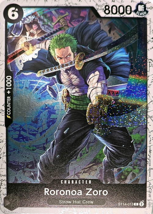 Roronoa Zoro Card Front