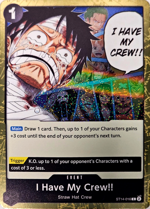 I Have My Crew!! Card Front