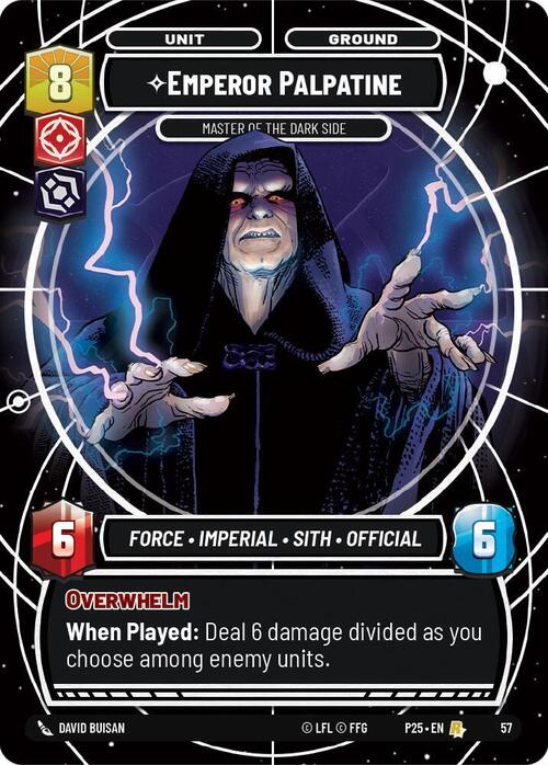 Emperor Palpatine - Master of the Dark Side Card Front