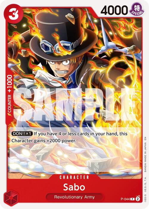 Sabo Card Front