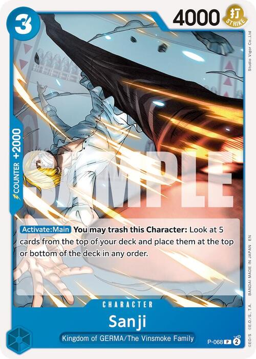 Sanji Card Front