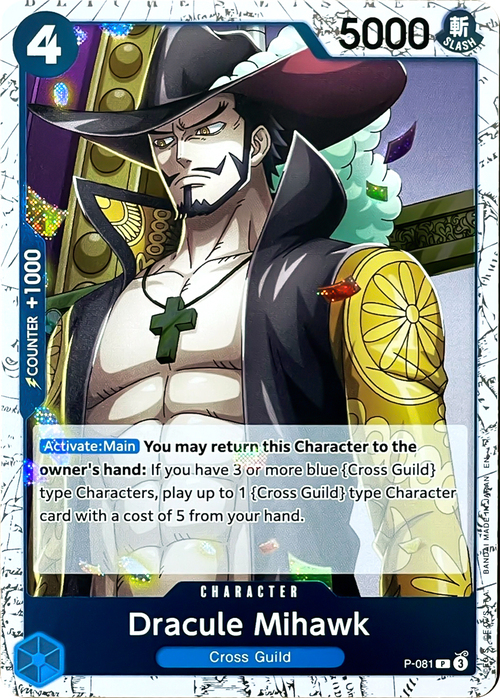 Dracule Mihawk Card Front
