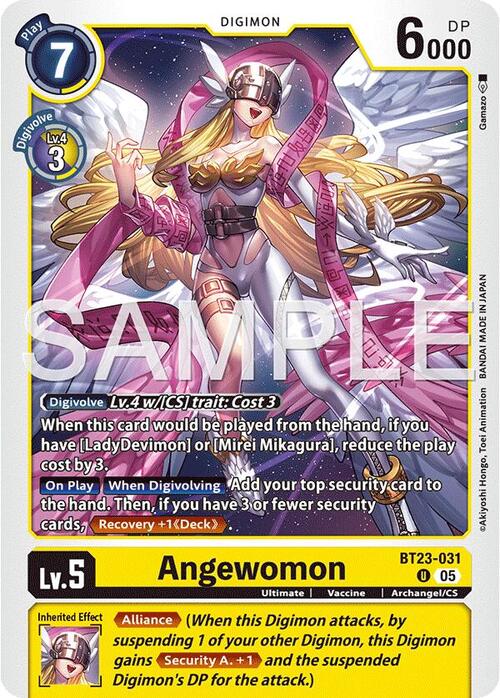 Angewomon Card Front