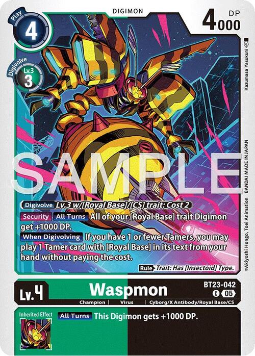 Waspmon Card Front