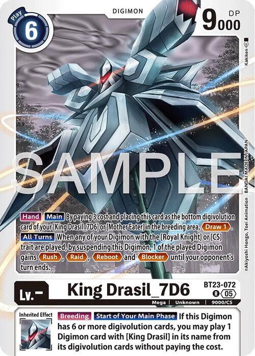 King Drasil_7D6 Card Front