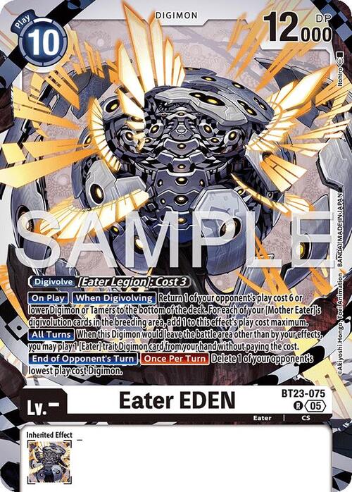 Eater EDEN Card Front