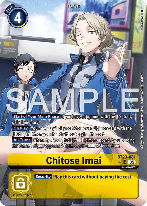 Chitose Imai Card Front