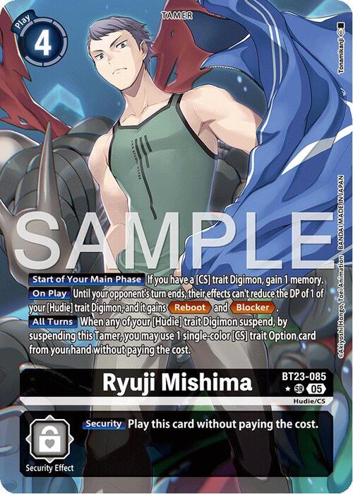 Ryuji Mishima Card Front