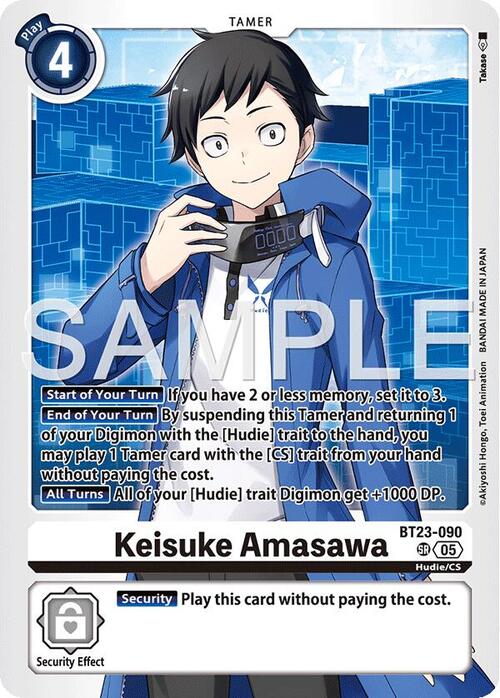 Keisuke Amasawa Card Front