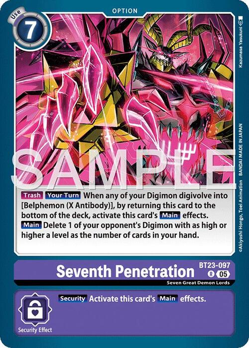 Seventh Penetration Card Front