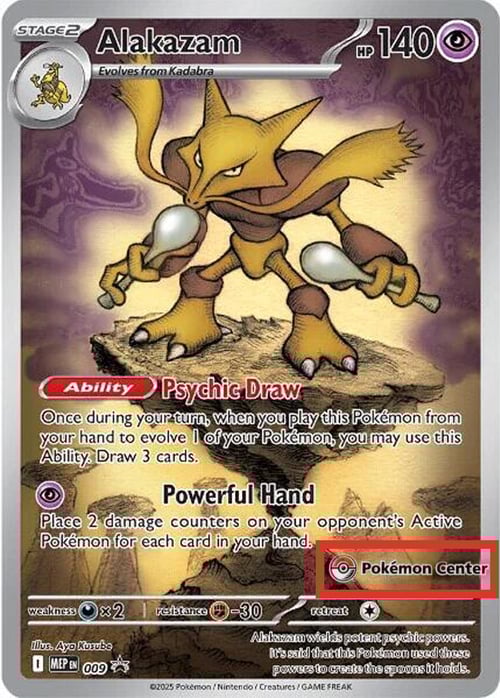 Alakazam Card Front