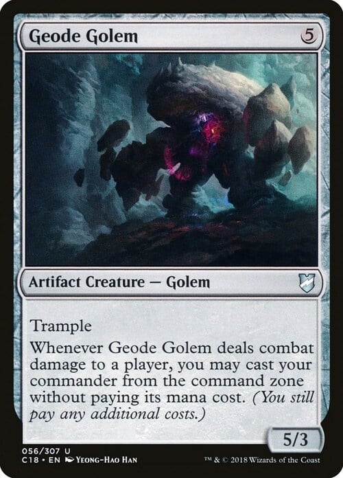 Geode Golem Card Front