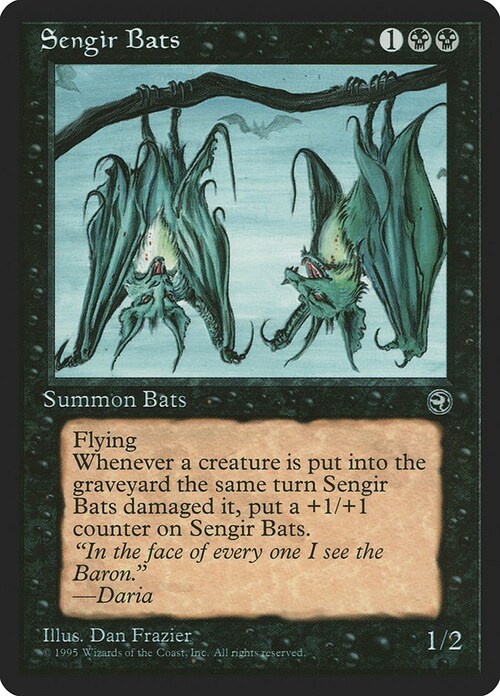 Sengir Bats Card Front